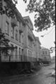 Das leerstehende Gebäude der Jugendherberge in Bellevue im August 1963