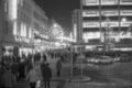 Der Berliner Platz 1971 mit der Weihnachtstanne aus Drammen (rechts).