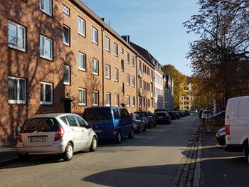Katharinenstraße; Blick von der Schönberger Straße