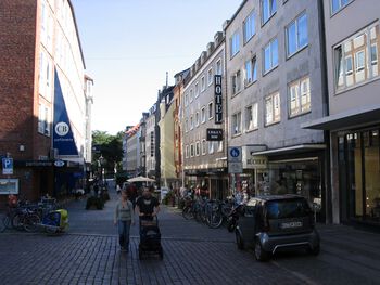 Dänische Straße. Blick vom Alten Markt.
