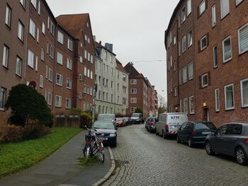 Georg-Pfingsten-Straße von der Mühlenstraße aus