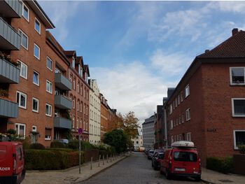 Damperhofstraße; Blick von der Körnerstraße in Richtung Knooper Weg
