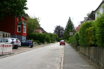 Passader Straße, Blick vom Wehdenweg