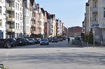 Kreuzung zur Hansastraße, Blickrichtung Knooper Weg