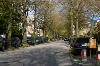 Blick von der Adolfstraße zur Feldstraße