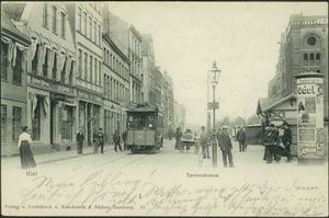 Die Damenstraße im Jahr 1900