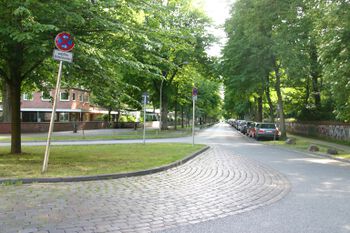 Blick vom Papenkamp zur Lantziusstraße
